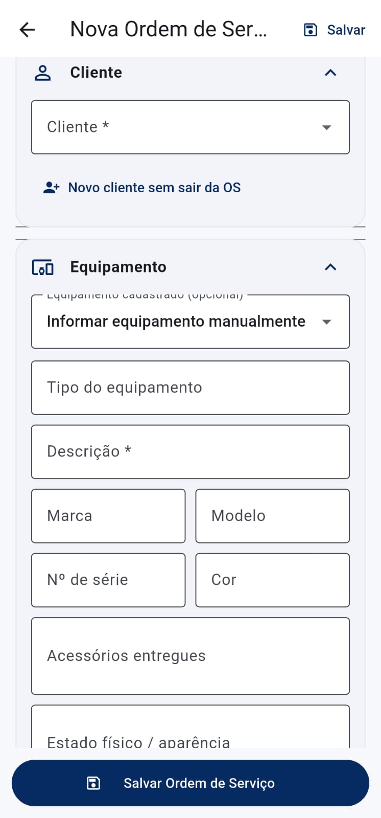 Tela 5 do OS Fácil