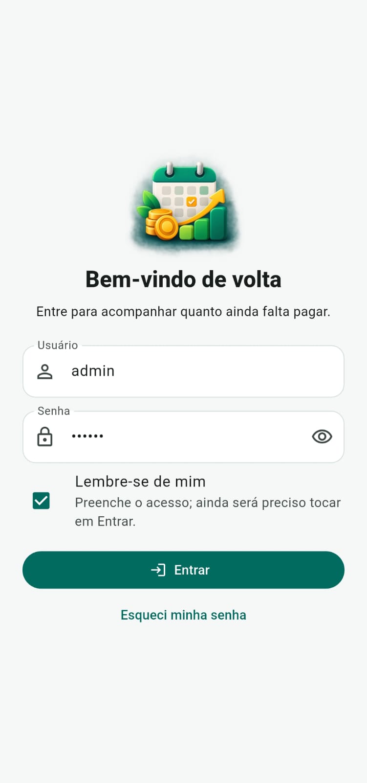 Tela 6 do Parcela Fácil