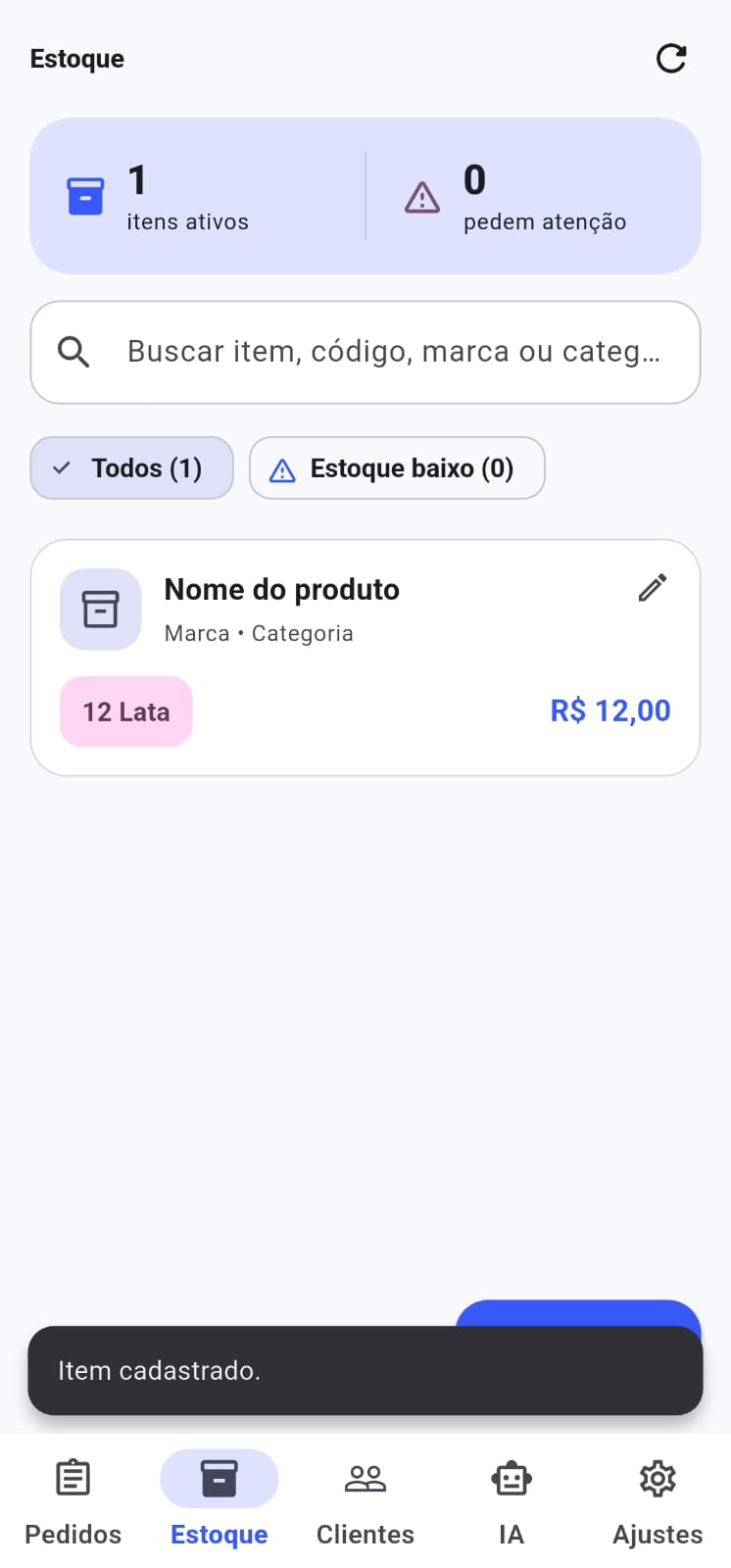 Tela 4 do Pedido Pronto
