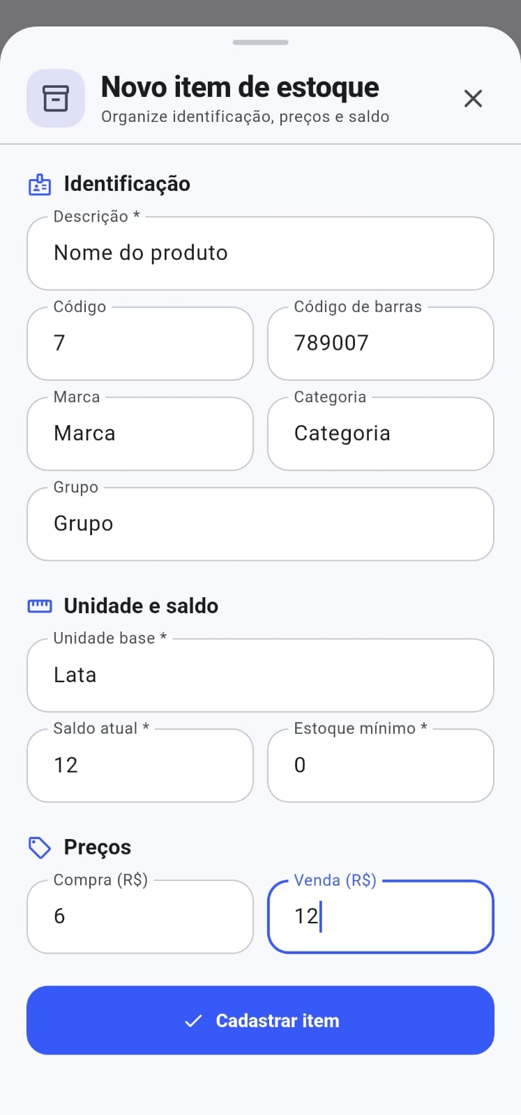 Tela 5 do Pedido Pronto