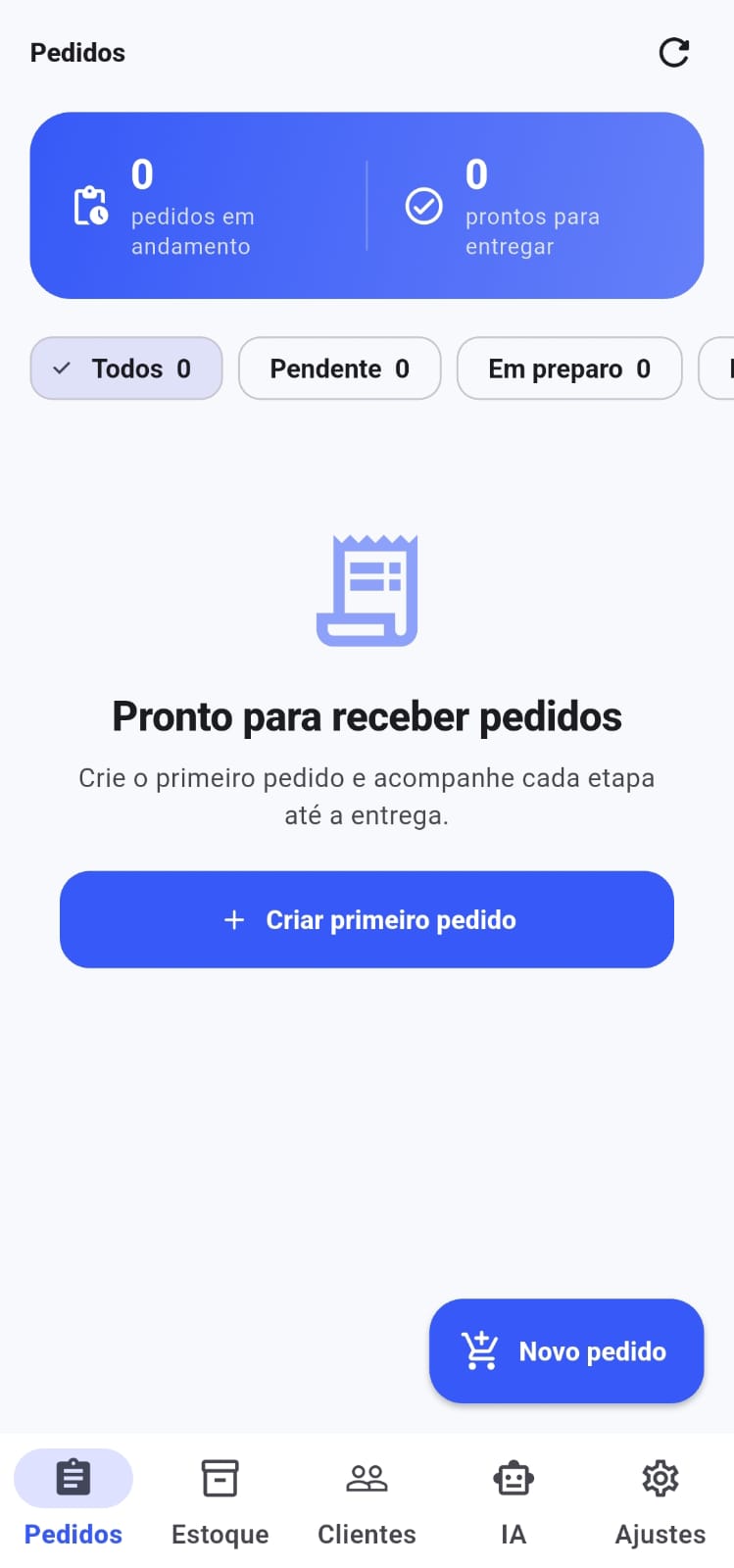 Tela 6 do Pedido Pronto