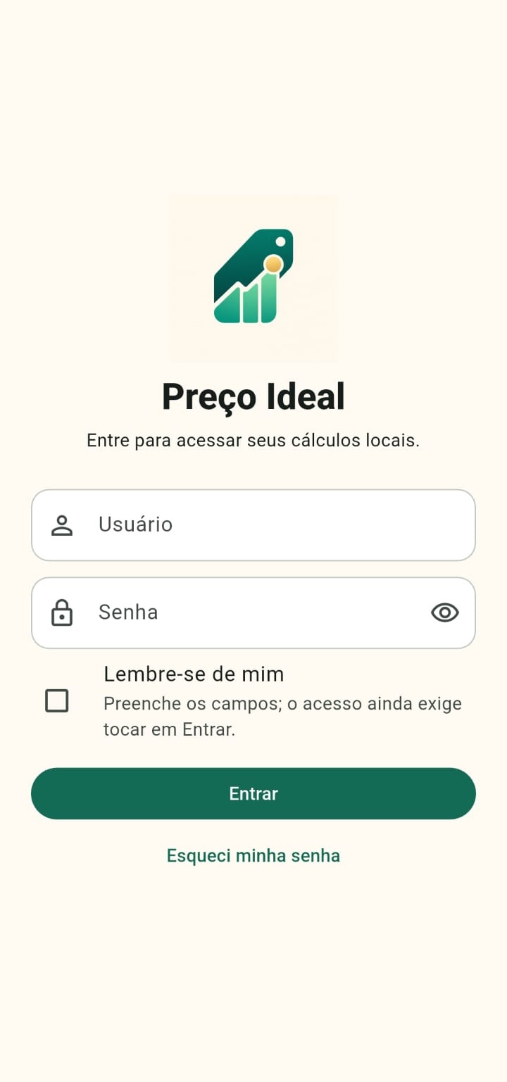 Tela 6 do Preço Ideal